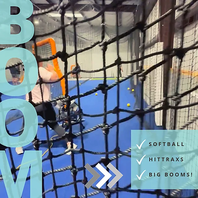 Indoor cage training at The Boom Boom Room